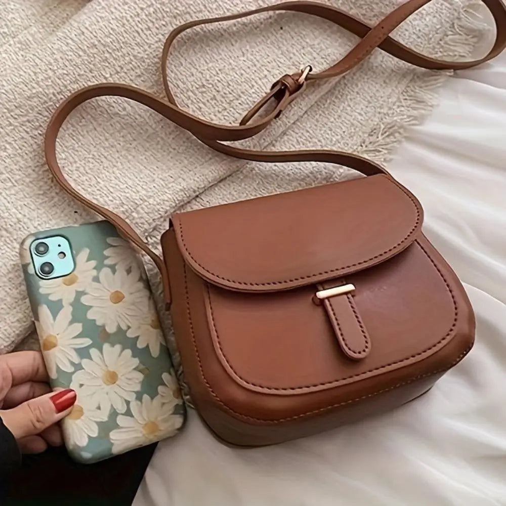 Amelia Retro Saddle Shoulder Bag