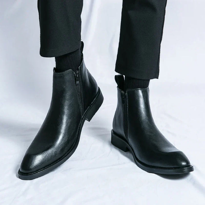 Cooper | Leather Chelsea Boots