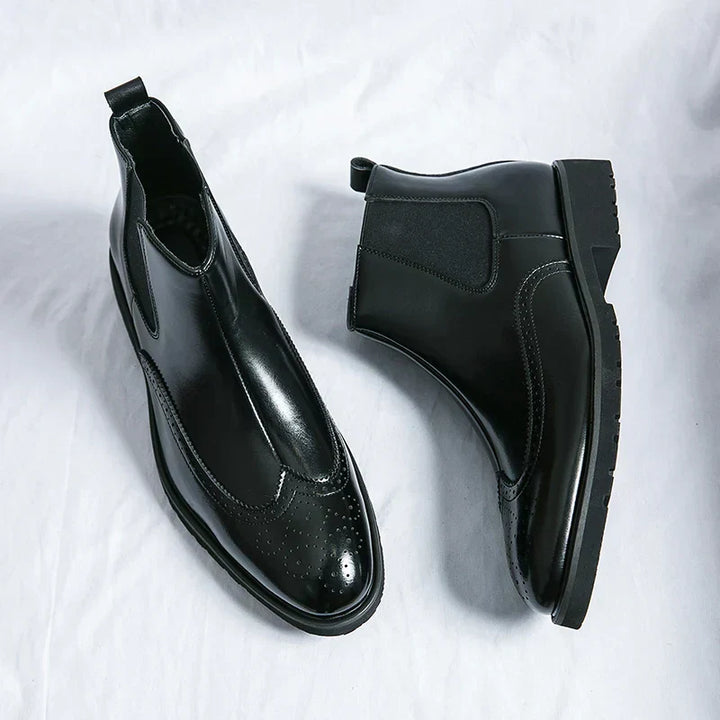 Adriel | Real Leather Chelsea Boots