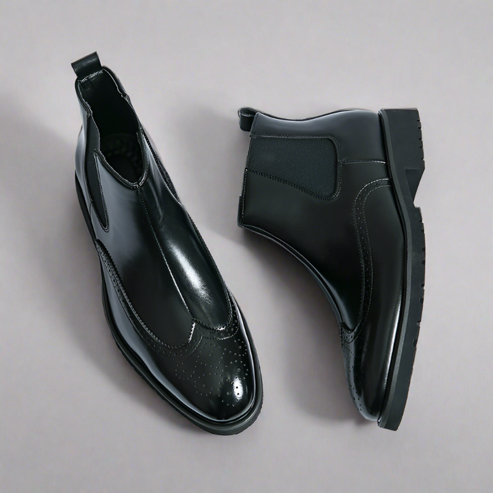 Adriel | Real Leather Chelsea Boots