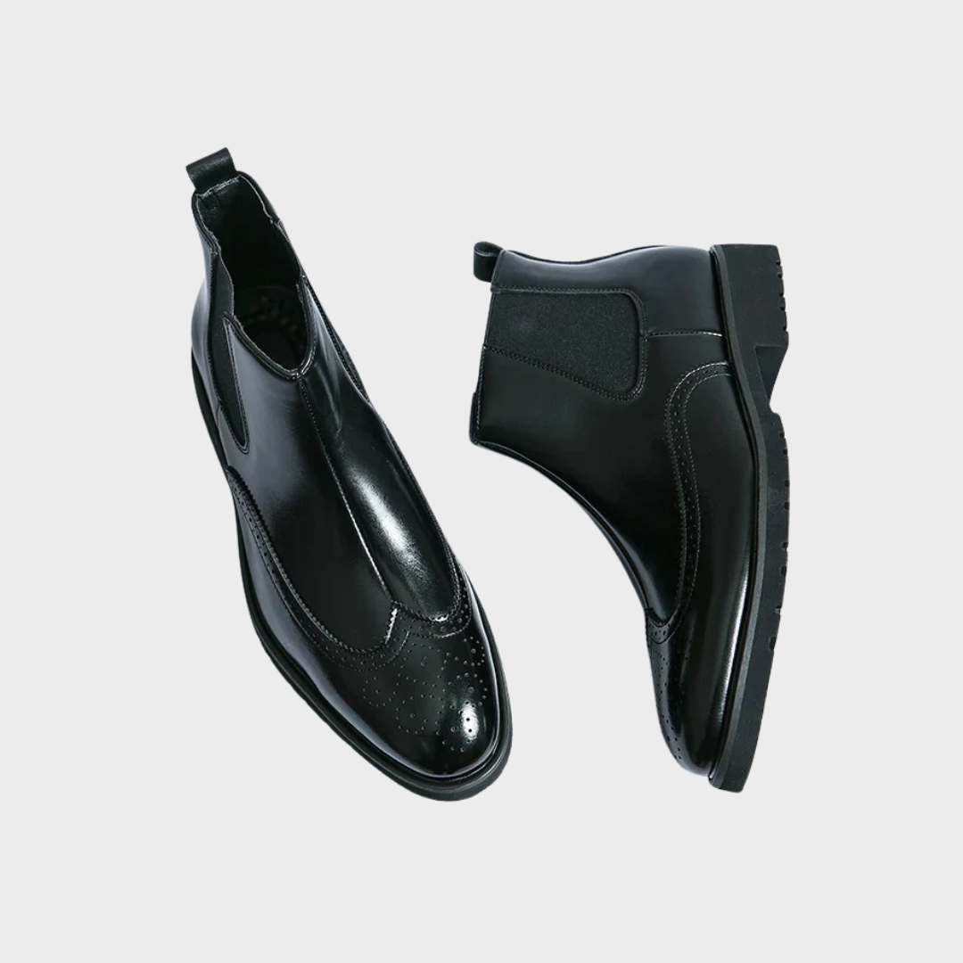 Adriel | Real Leather Chelsea Boots